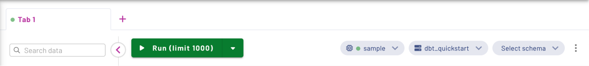 Set the cluster and catalog in query editor Set the cluster and catalog in query editor